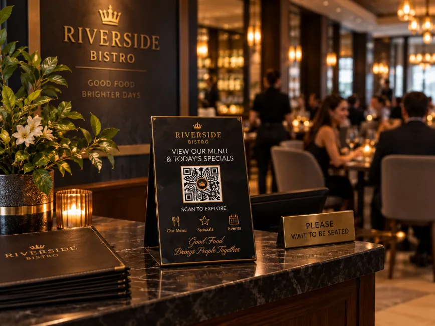 Tabletop Displays for restaurants