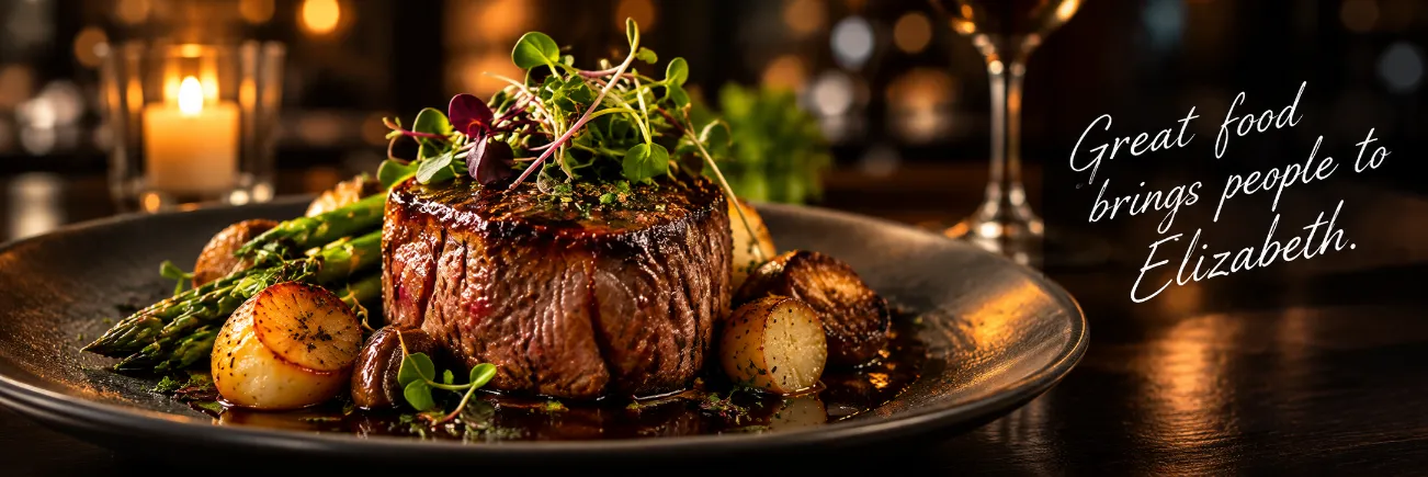 Restaurant dish photographed for social content