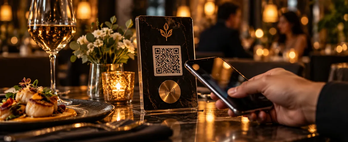 QR & Tap Experiences for restaurants