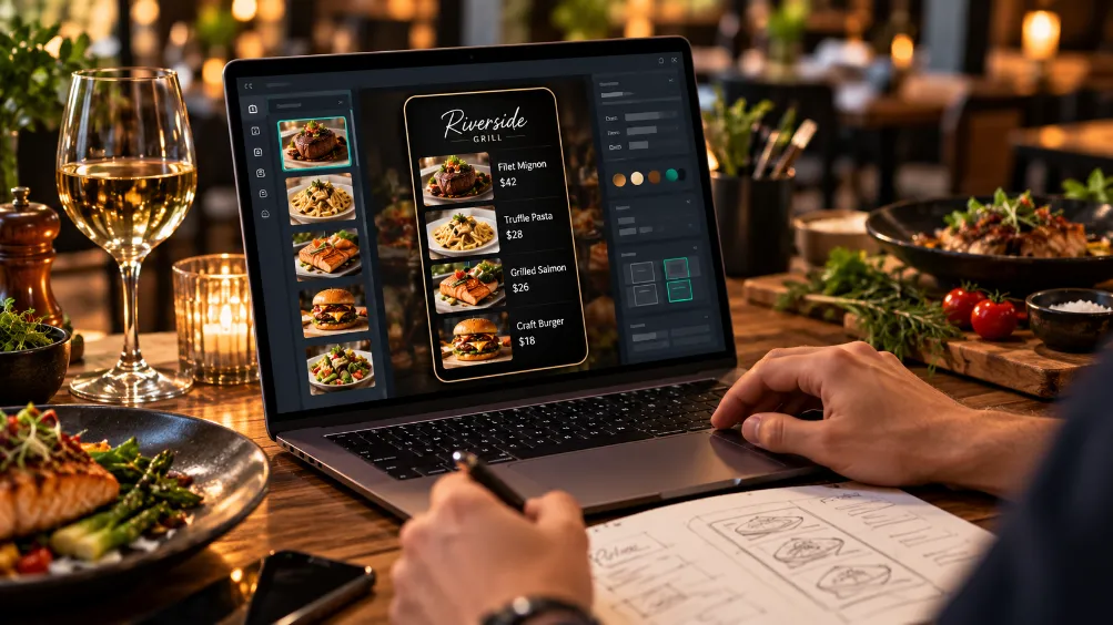 We Build It for a CineGrow visual menu