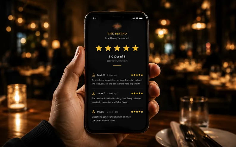 Testimonials & Reviews for a Jersey City restaurant