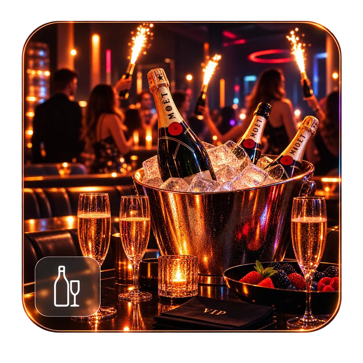 VIP & Bottle Service nightlife content