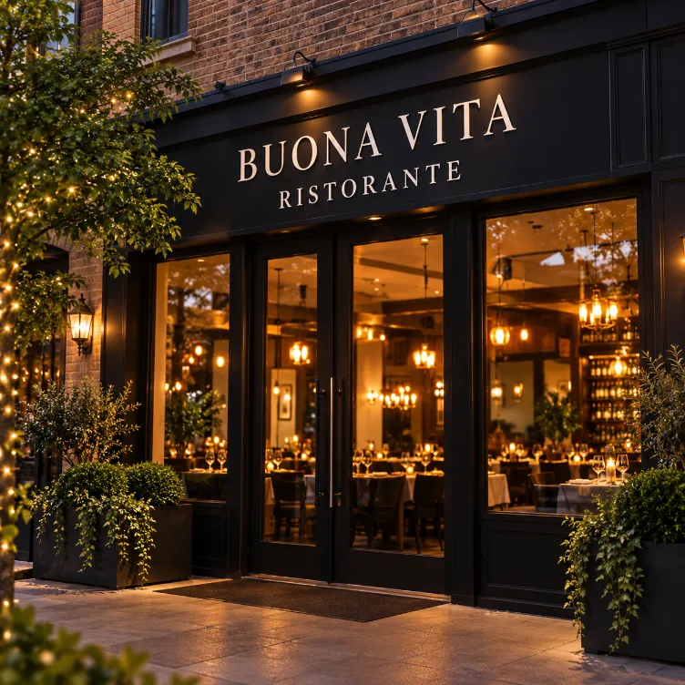Restaurant storefront for website and Google assets