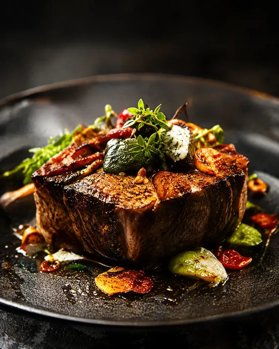 Branded food photography for restaurant marketing