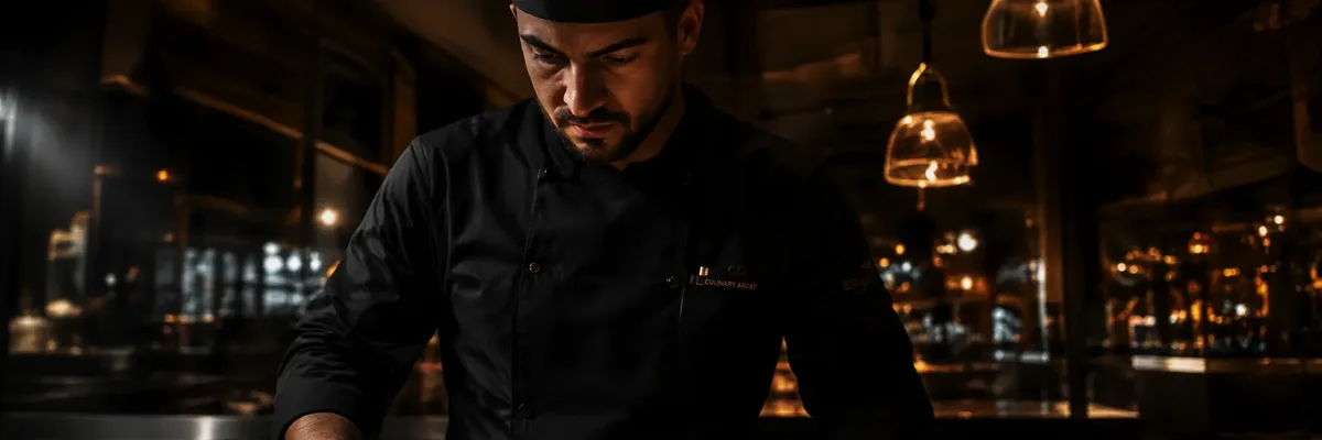Chef working during a CineGrow restaurant content shoot